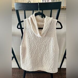 Pilcro Cowl Neck Sleeveless Sweater Tank Size XL Anthropologie
